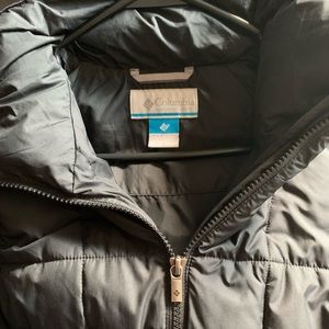 Black Columbia winter jacket size S